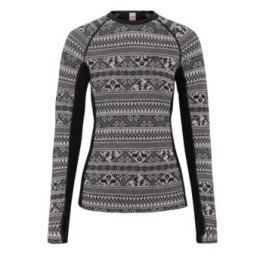 Dámske funkčné tričko Kari Traa Tale Ls čierna BLACK