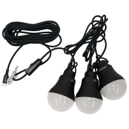 Sada žiaroviek Outwell Epsilon Bulb Set čierna/sivá Black Grey