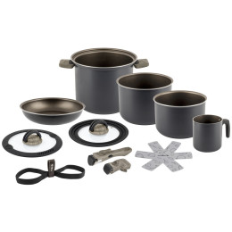 Sada hrncov Brunner Torralta Ø 22 cm sivá/čierna