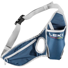 Bežecká ľadvinka Leki Drinkbelt modrá/biela dark denim-poppy red-dawn blue