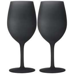 Poháre na víno Brunner Wineglass Blacksatin - 2ks čierna