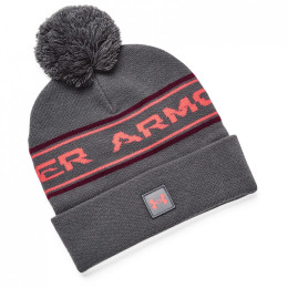 Pánska zimná čiapka Under Armour Halftime Pom Beanie šedá
