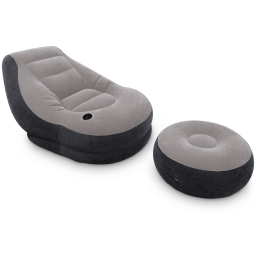 Nafukovacie kreslo Intex Ultra Lounge svetlosivá grey