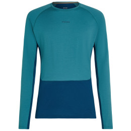 Pánske funkčné tričko Icebreaker Men Merino 200 ZoneKnit LS Crewe modrá/svetlo modrá Atlant/Topaz/Cb