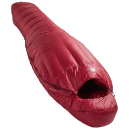 Páperový spacák Mountain Equipment Xenith II Long červená Merlot