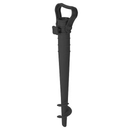 Vrták do zeme na slnečník Bo-Camp Umbrella Auger Plastic čierna Black/Gray