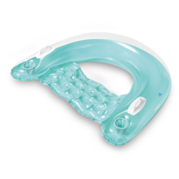 Nafukovací sedák Intex Sit´n Float modrá