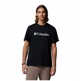 Pánske tričko Columbia CSC Basic Logo™ Tee čierna Black, Gem Columbia