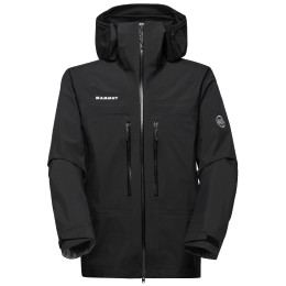 Pánska bunda Mammut Taiss HS Hooded Jacket Men čierna black