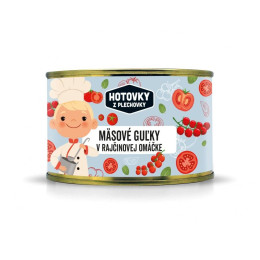 Hlavné jedlo Hotovky z plechovky Mäsové guličky v paradajkovej omáčke 400g