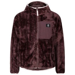 Detská mikina Dare 2b Powder Fleece Hucklbr/PkHz tmavočervená Hucklbr/PkHz