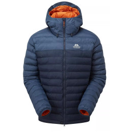 Pánska bunda Mountain Equipment Superflux Hooded Jacket Men's tmavomodrá Cosmos/Dusk