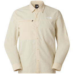 Pánske tričko The North Face Packable Long Sleeve Shirt béžová Desert Stone
