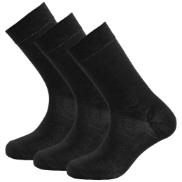 Ponožky Devold Daily Light Sock 3PK čierna/sivá BLACK