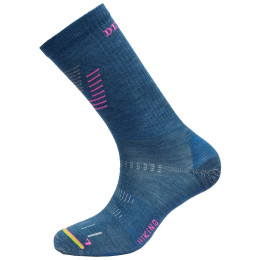 Dámske ponožky Devold Hiking Light Woman Sock modrá Skydiver