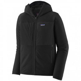 Pánska softshellová bunda Patagonia R2 TechFace Hoody čierna