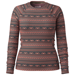 Dámske funkčné tričko Smartwool W Classic Thermal Merino Base Layer Crew sivá/oranžová CORAL REEF SUMMIT SOUL