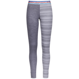 Dámske funkčné spodky Ortovox 185 Rock'N'Wool Long Pants W svetlosivá Grey Blend