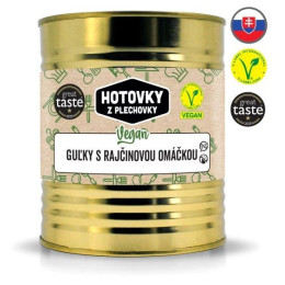 Hotové jedlo Hotovky z plechovky Guličky v paradajkovej omáčke VEGAN 800g