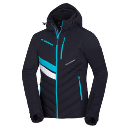 Pánska lyžiarska bunda Northfinder Lawrence čierna/modrá