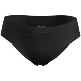 Dámske funkčné nohavičky Icebreaker W Mer Rib Lotus Hipster čierna Black