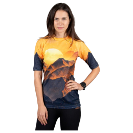 Dámske funkčné tričko Drexiss All Sunset Yellow Coolmax žltá