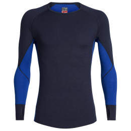Pánske triko Icebreaker Mens 260 Zone LS Crewe-midnight navy surf
