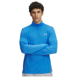 Pánske funkčné tričko Under Armour Launch 1/4 Zip modrá Blue