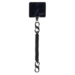 Bezpečnostné pútko Nite Ize Hitch Phone Anchor + Tether čierna