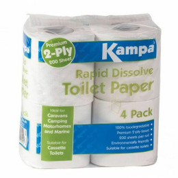 Toaletný papier Kampa Rapid biela