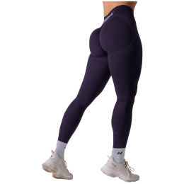 Dámske legíny Nebbia High-waisted push-up leggings Power fialová Dark purple
