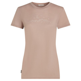 Dámske tričko Icebreaker Women Merino 150 Tech Lite SS Tee Sparkling Stars ružová Pink Quartz