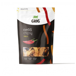 Cvrčky chipsy Grig Chilli Chips čierna