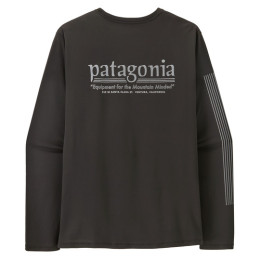 Pánske tričko Patagonia M's L/S Cap Cool Daily Shirt - Hut Tripper čierna Black