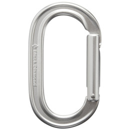 Karabína Black Diamond Oval Keylock strieborná Polished