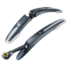 Blatníky Topeak Defender M1+M2 set 26er čierna/strieborná