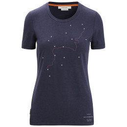Dámske tričko Icebreaker Central Classic SS Tee Tour du Mont Blanc tmavě modrá Midnight Navy