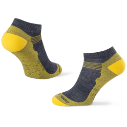 Ponožky Zulu Merino Summer sivá/žltá grey/yellow