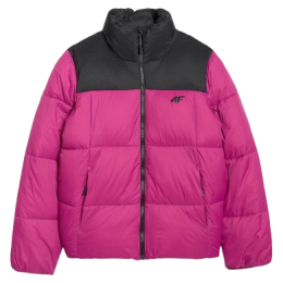 Dámska bunda 4F Down Jacket F581 ružová HOT PINK