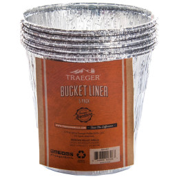 Doplnok ku grilu Traeger BUCKET LINER 5 PACK strieborná