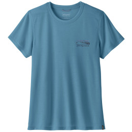 Dámske tričko Patagonia Women's Capilene® Cool Trail Shirt - Stratapeaks modrá Shore Blue