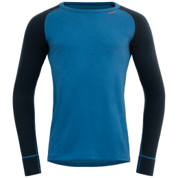 Pánske funkčné tričko Devold Duo Active Merino 205 Shirt modrá BLUE/INK