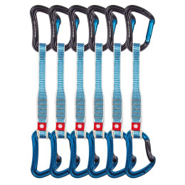 Sada expresiek Ocún Raven Qd Zoom 20 Cm 6-Pack modrá Blue