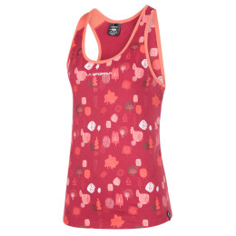 Dámske tielko La Sportiva Botanic Tank W červená Velvet/Flamingo