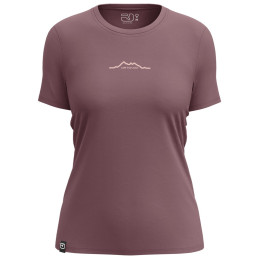 Dámske tričko Ortovox 150 Cool Mountain T-Shirt tmavofialová/ružová Chestnut