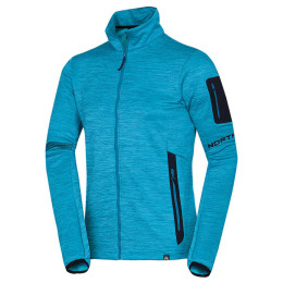 Pánska funkčná mikina Northfinder Nick svetlo modrá