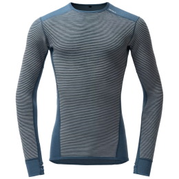 Pánske funkčné tričko Devold Reverso Merino Shirt Man modrá Griffin