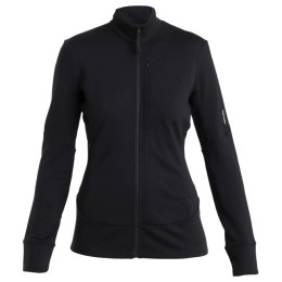 Dámska funkčná mikina Icebreaker Women Merino 260 Quantum IV LS Zip čierna Black