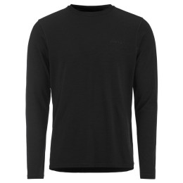Pánske tričko Craft Wool 95 LS CN M čierna Black