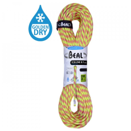 Lezecké lano Beal Ice Line 8,1 mm (50 m) zelená ANIS